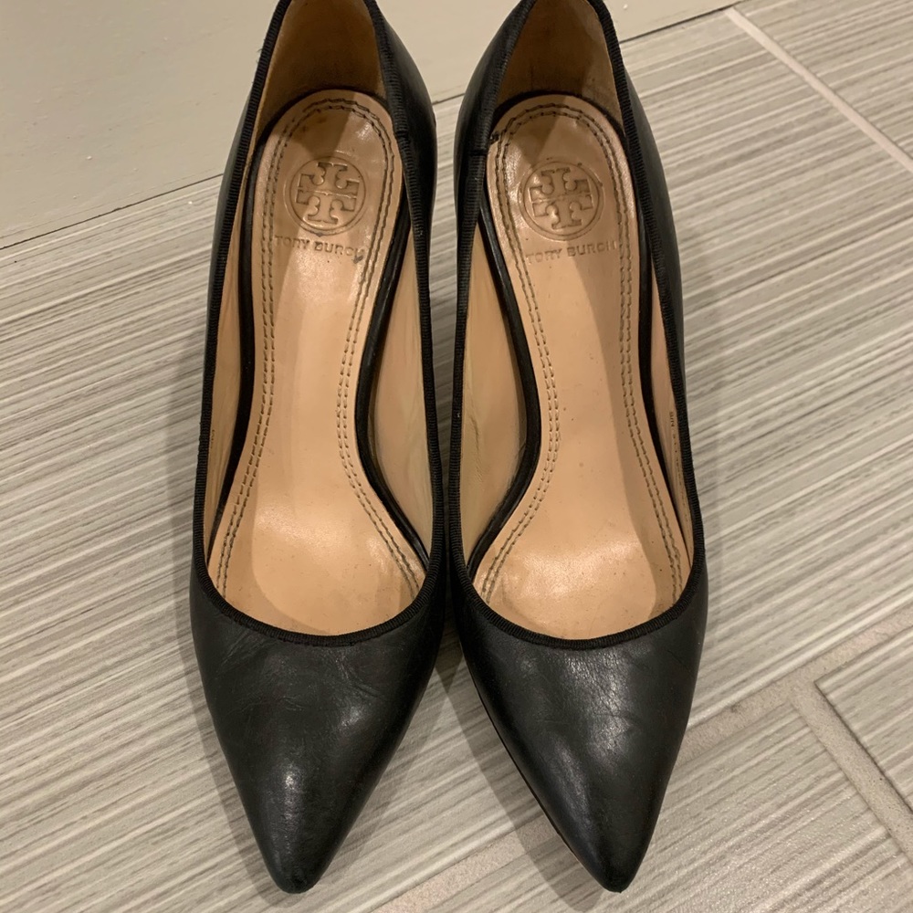 Tory Burch black stilettos